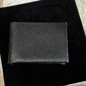 Sleek Black Leather Men's Wallet